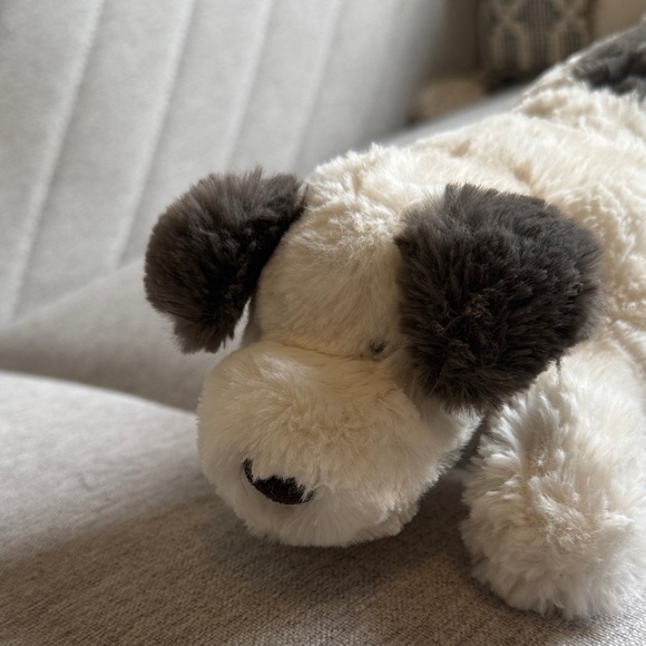 Jellycat Dashing Dog 11 inches - White and Grey/Brown - Picture 5 of 5
